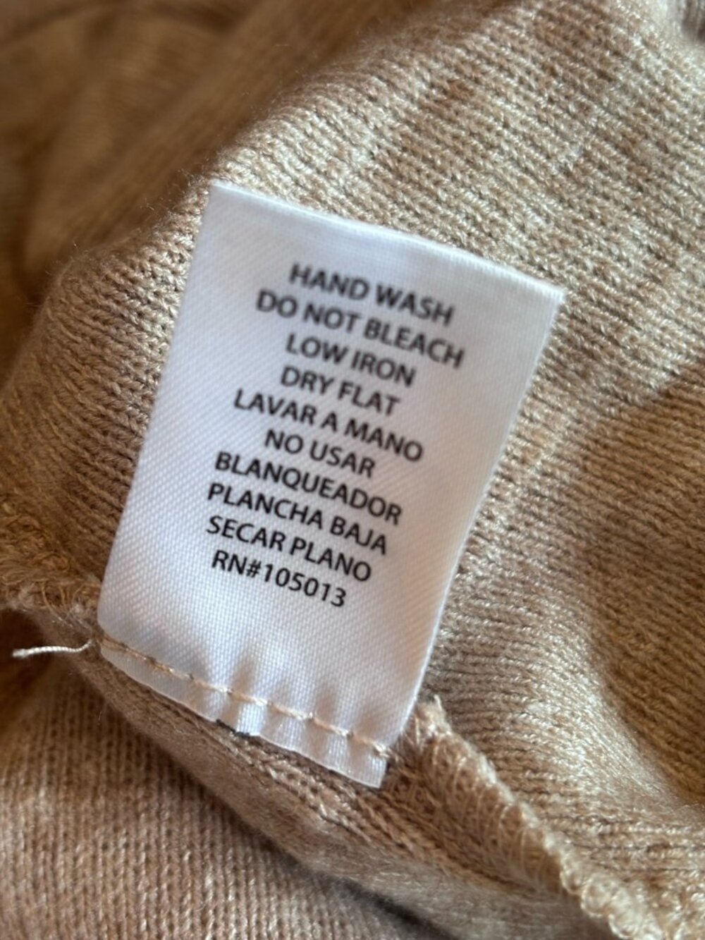 NWT Dear Scarlett Womens Size 2X Tan Cardigan Sweater Pockets Open Front - Picture 8 of 8